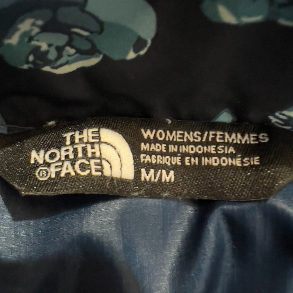 The North Face 550 Floral Goose Down Puffer Ski Vest Women's M - Picture 9 of 12
